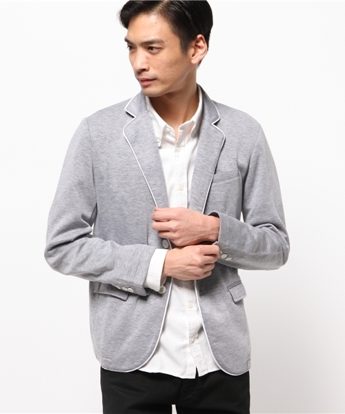 WEGO(ウィゴー)の「WEGO/ポンチテーラードジャケット(テーラードジャケット・メンズ・ブラック/ダークグレー/ネイビー・MEDIUM/LARGE)」の7枚目の写真