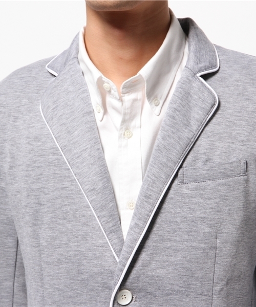 WEGO(ウィゴー)の「WEGO/ポンチテーラードジャケット(テーラードジャケット・メンズ・ブラック/ダークグレー/ネイビー・MEDIUM/LARGE)」の8枚目の写真