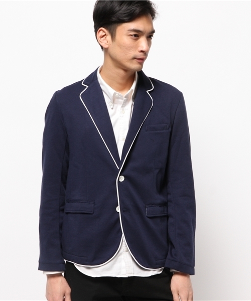 WEGO(ウィゴー)の「WEGO/ポンチテーラードジャケット(テーラードジャケット・メンズ・ブラック/ダークグレー/ネイビー・MEDIUM/LARGE)」の18枚目の写真