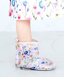 la poche biscuit | 総柄 キッズ レインブーツ（15～20cm）(レインシューズ)