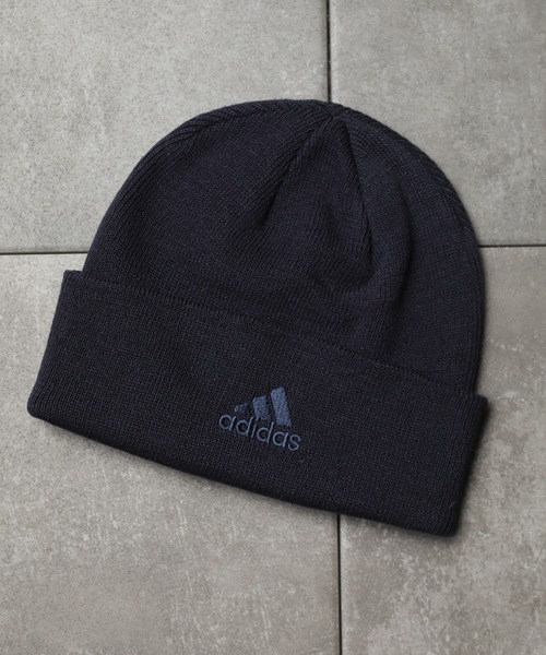 adidas（アディダス）の「【adidas/アディダス】ワンポイントロゴ アクリルニットワッチ（ニットキャップ/ビーニー・メンズ・ブラック/ベージュ/ネイビー/グレー/オリーブ・FREE）」の5枚目の写真