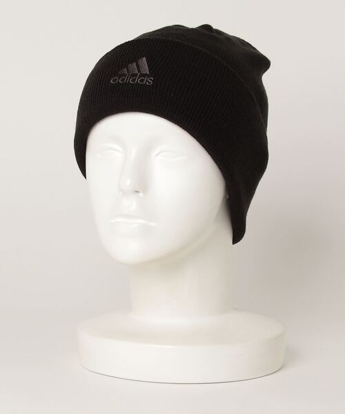 adidas（アディダス）の「【adidas/アディダス】ワンポイントロゴ アクリルニットワッチ（ニットキャップ/ビーニー・メンズ・ブラック/ベージュ/ネイビー/グレー/オリーブ・FREE）」の7枚目の写真
