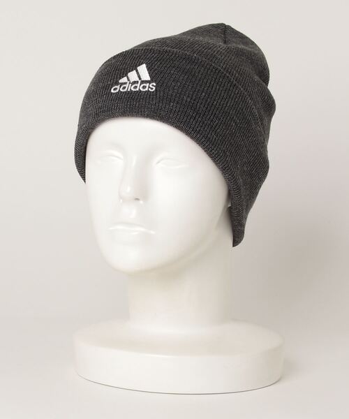 adidas（アディダス）の「【adidas/アディダス】ワンポイントロゴ アクリルニットワッチ（ニットキャップ/ビーニー・メンズ・ブラック/ベージュ/ネイビー/グレー/オリーブ・FREE）」の11枚目の写真