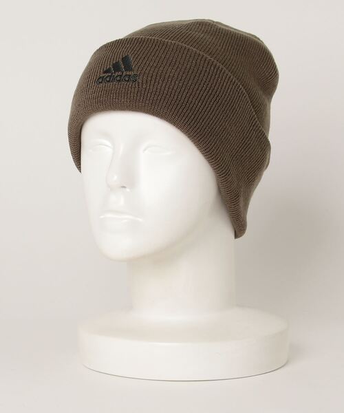 adidas（アディダス）の「【adidas/アディダス】ワンポイントロゴ アクリルニットワッチ（ニットキャップ/ビーニー・メンズ・ブラック/ベージュ/ネイビー/グレー/オリーブ・FREE）」の9枚目の写真