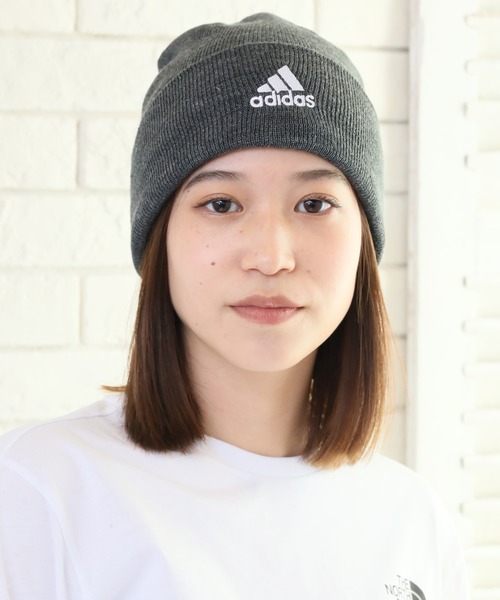 adidas（アディダス）の「【adidas/アディダス】ワンポイントロゴ アクリルニットワッチ（ニットキャップ/ビーニー・メンズ・ブラック/ベージュ/ネイビー/グレー/オリーブ・FREE）」の18枚目の写真