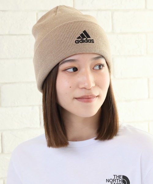 adidas（アディダス）の「【adidas/アディダス】ワンポイントロゴ アクリルニットワッチ（ニットキャップ/ビーニー・メンズ・ブラック/ベージュ/ネイビー/グレー/オリーブ・FREE）」の19枚目の写真