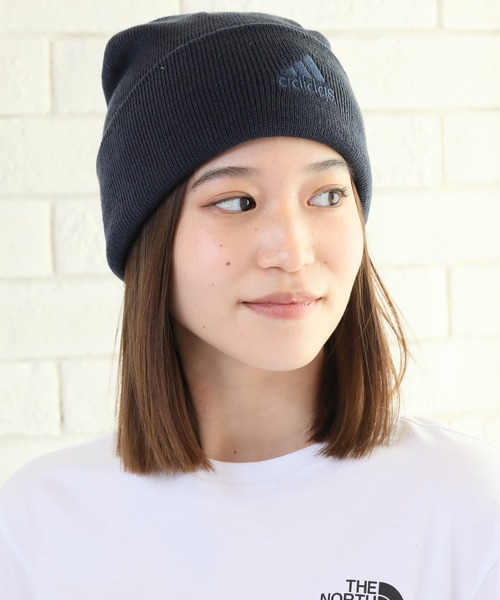 adidas（アディダス）の「【adidas/アディダス】ワンポイントロゴ アクリルニットワッチ（ニットキャップ/ビーニー・メンズ・ブラック/ベージュ/ネイビー/グレー/オリーブ・FREE）」の21枚目の写真