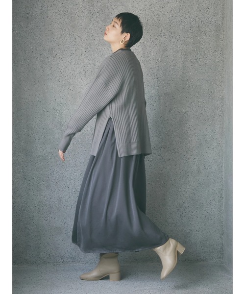 armonia（アルモニーア）の「armonia・柄編みニットプルオーバー＊（ニット/セーター・レディース・グレー/ブルー/ライトピンク/その他9・FREE）」の5枚目の写真