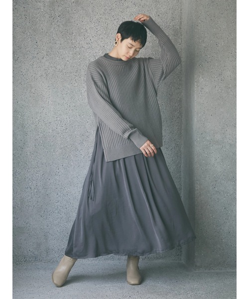 armonia（アルモニーア）の「armonia・柄編みニットプルオーバー＊（ニット/セーター・レディース・グレー/ブルー/ライトピンク/その他9・FREE）」の10枚目の写真