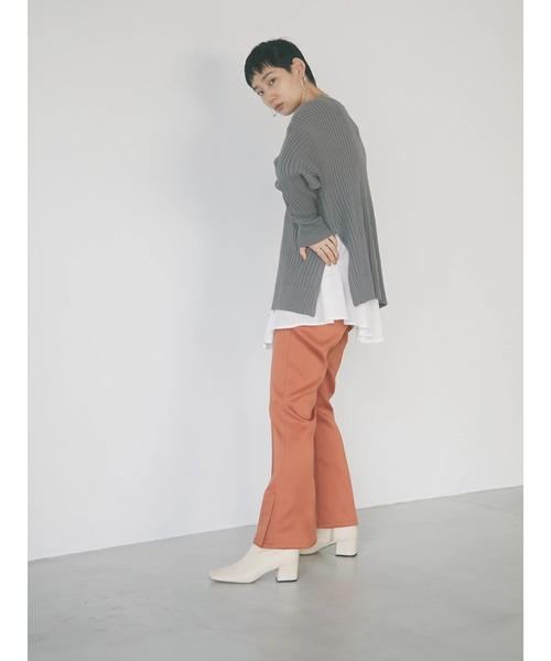 armonia（アルモニーア）の「armonia・柄編みニットプルオーバー＊（ニット/セーター・レディース・グレー/ブルー/ライトピンク/その他9・FREE）」の14枚目の写真