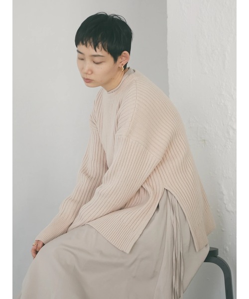 armonia（アルモニーア）の「armonia・柄編みニットプルオーバー＊（ニット/セーター・レディース・グレー/ブルー/ライトピンク/その他9・FREE）」の11枚目の写真