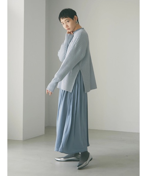 armonia（アルモニーア）の「armonia・柄編みニットプルオーバー＊（ニット/セーター・レディース・グレー/ブルー/ライトピンク/その他9・FREE）」の19枚目の写真