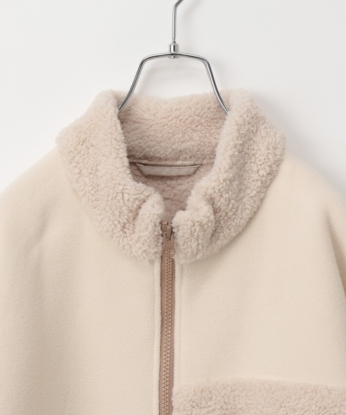 GLOBAL WORK(グローバルワーク)の「【AND YUA ANY】2SETモッズコート/215283(モッズコート・キッズ・カーキ/ブラック・150cm/160cm)」の7枚目の写真