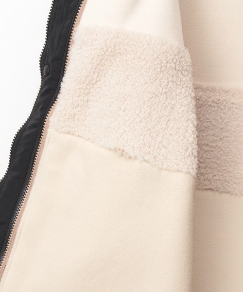 GLOBAL WORK(グローバルワーク)の「【AND YUA ANY】2SETモッズコート/215283(モッズコート・キッズ・カーキ/ブラック・150cm/160cm)」の4枚目の写真