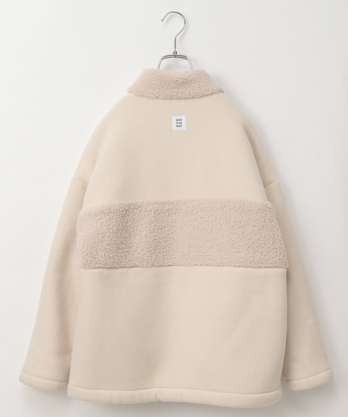 GLOBAL WORK(グローバルワーク)の「【AND YUA ANY】2SETモッズコート/215283(モッズコート・キッズ・カーキ/ブラック・150cm/160cm)」の13枚目の写真