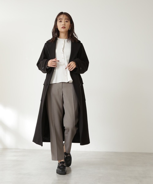 N.（N. Natural Beauty Basic）（エヌエヌナチュラルビューティーベーシック）の「【S Size Line】◆ツイルテーパードパンツ（その他パンツ・レディース・ネイビー/ピンク/グリーン/モカ・SMALL/MEDIUM）」の17枚目の写真