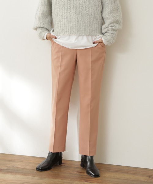 N.（N. Natural Beauty Basic）（エヌエヌナチュラルビューティーベーシック）の「【S Size Line】◆ツイルテーパードパンツ（その他パンツ・レディース・ネイビー/ピンク/グリーン/モカ・SMALL/MEDIUM）」の18枚目の写真