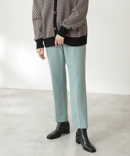 N.（N. Natural Beauty Basic）（エヌエヌナチュラルビューティーベーシック）の「【S Size Line】◆ツイルテーパードパンツ（その他パンツ・レディース・ネイビー/ピンク/グリーン/モカ・SMALL/MEDIUM）」の5枚目の写真