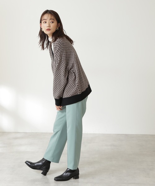 N.（N. Natural Beauty Basic）（エヌエヌナチュラルビューティーベーシック）の「【S Size Line】◆ツイルテーパードパンツ（その他パンツ・レディース・ネイビー/ピンク/グリーン/モカ・SMALL/MEDIUM）」の19枚目の写真