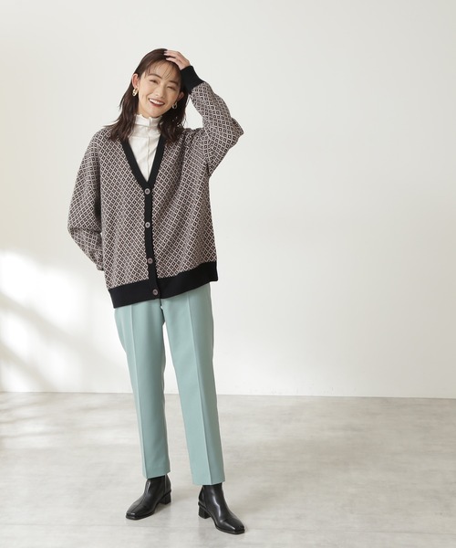 N.（N. Natural Beauty Basic）（エヌエヌナチュラルビューティーベーシック）の「【S Size Line】◆ツイルテーパードパンツ（その他パンツ・レディース・ネイビー/ピンク/グリーン/モカ・SMALL/MEDIUM）」の13枚目の写真