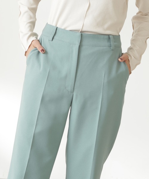 N.（N. Natural Beauty Basic）（エヌエヌナチュラルビューティーベーシック）の「【S Size Line】◆ツイルテーパードパンツ（その他パンツ・レディース・ネイビー/ピンク/グリーン/モカ・SMALL/MEDIUM）」の10枚目の写真