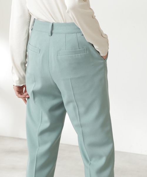 N.（N. Natural Beauty Basic）（エヌエヌナチュラルビューティーベーシック）の「【S Size Line】◆ツイルテーパードパンツ（その他パンツ・レディース・ネイビー/ピンク/グリーン/モカ・SMALL/MEDIUM）」の16枚目の写真