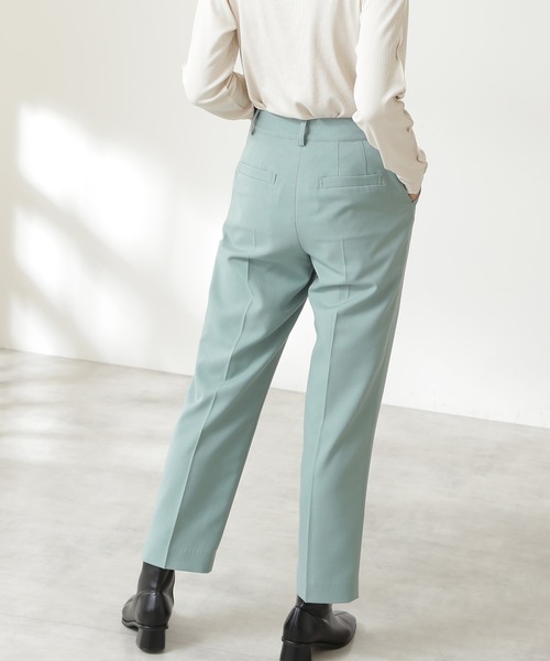 N.（N. Natural Beauty Basic）（エヌエヌナチュラルビューティーベーシック）の「【S Size Line】◆ツイルテーパードパンツ（その他パンツ・レディース・ネイビー/ピンク/グリーン/モカ・SMALL/MEDIUM）」の14枚目の写真