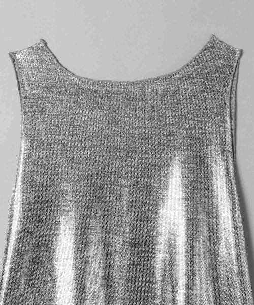 JEANASIS（ジーナシス）の「ハクプリントシャイニータンク/264568（タンクトップ・レディース・ブラック/シルバー/ゴールド・FREE）」の10枚目の写真