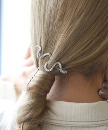 ウェーブデザインメタルバレッタ