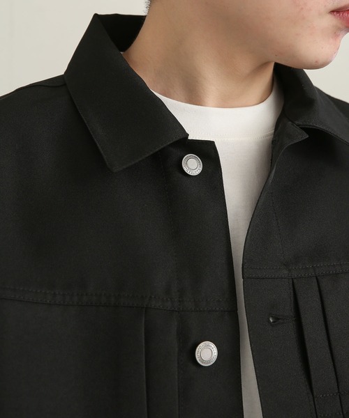 SENSE OF PLACE by URBAN RESEARCH（センスオブプレイスバイアーバンリサーチ）の「『セットアップ対応』 1st type Gジャン（ブルゾン・メンズ・ブラック/ネイビー/ライトベージュ・MEDIUM/LARGE）」の15枚目の写真