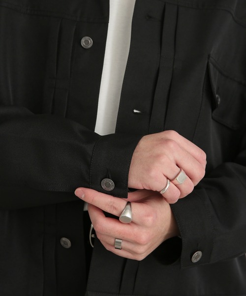 SENSE OF PLACE by URBAN RESEARCH（センスオブプレイスバイアーバンリサーチ）の「『セットアップ対応』 1st type Gジャン（ブルゾン・メンズ・ブラック/ネイビー/ライトベージュ・MEDIUM/LARGE）」の17枚目の写真