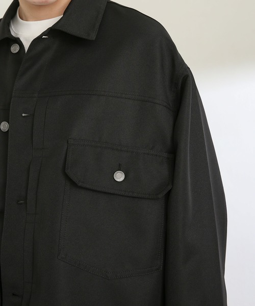 SENSE OF PLACE by URBAN RESEARCH（センスオブプレイスバイアーバンリサーチ）の「『セットアップ対応』 1st type Gジャン（ブルゾン・メンズ・ブラック/ネイビー/ライトベージュ・MEDIUM/LARGE）」の18枚目の写真