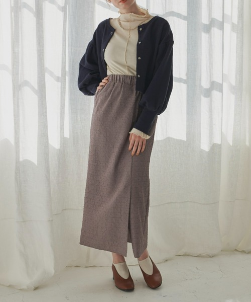 hinari(ヒナリ)の「ポコポコスリットタイトスカート(スカート・レディース・ブラック/ライム/モカ・SMALL/FREE)」の19枚目の写真