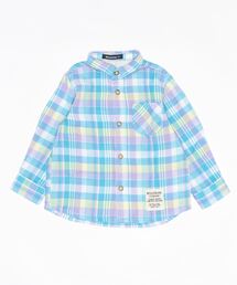 二重織チェックシャツ