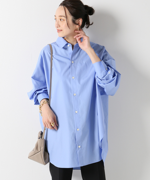 plage（プラージュ）の「タイプライターシャツ◆（シャツ/ブラウス・レディース・ホワイト/ブラック/サックスブルー・36/38）」の3枚目の写真