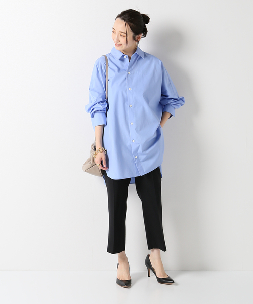 plage（プラージュ）の「タイプライターシャツ◆（シャツ/ブラウス・レディース・ホワイト/ブラック/サックスブルー・36/38）」の8枚目の写真