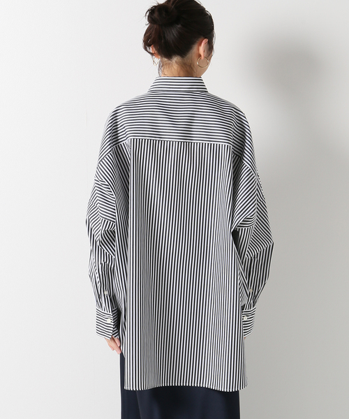 plage（プラージュ）の「タイプライターシャツ◆（シャツ/ブラウス・レディース・ホワイト/ブラック/サックスブルー・36/38）」の12枚目の写真