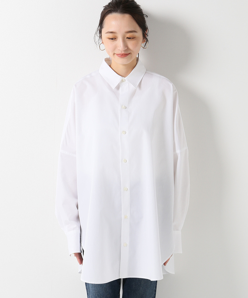 plage（プラージュ）の「タイプライターシャツ◆（シャツ/ブラウス・レディース・ホワイト/ブラック/サックスブルー・36/38）」の22枚目の写真