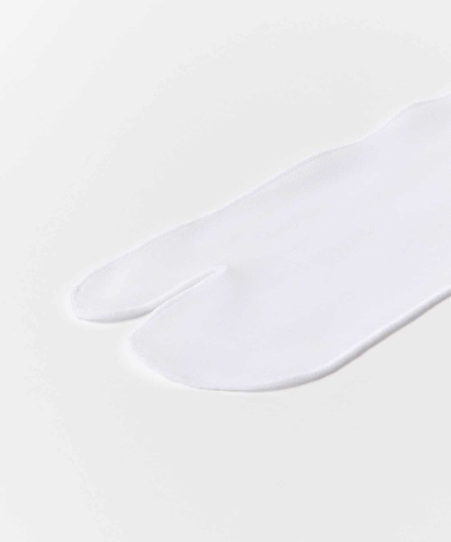 MARCOMONDE(マルコモンド)の「MARCOMONDE Tulle Tabi socks(ソックス/靴下・レディース・ホワイト/ブラック/ピンク・FREE)」の10枚目の写真