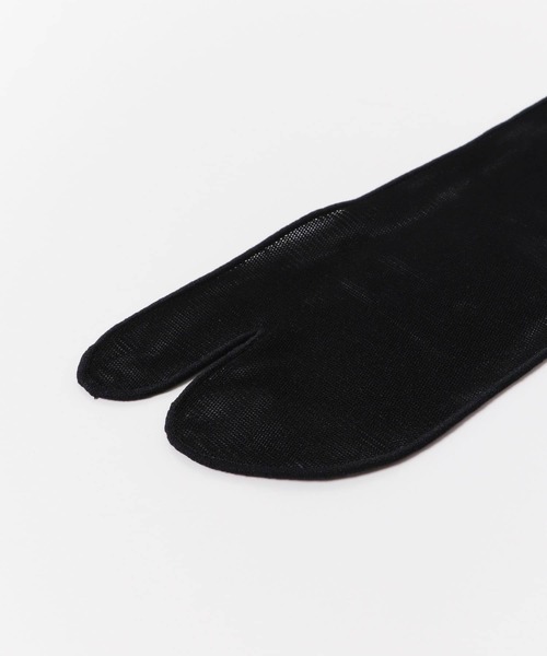 MARCOMONDE(マルコモンド)の「MARCOMONDE Tulle Tabi socks(ソックス/靴下・レディース・ホワイト/ブラック/ピンク・FREE)」の11枚目の写真