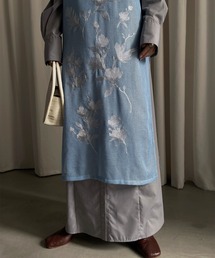 Ameri（アメリ）の「ADALEE EMBROIDERY MESH DRESS（ワンピース