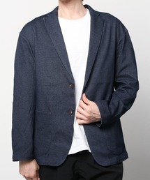 NAVY | SOLOTEX(R)使用 ニットストレッチジャケット(テーラードジャケット)