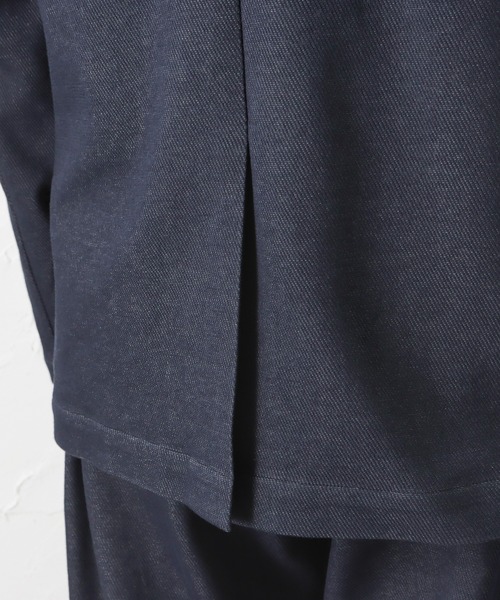 NAVY(ネイビー)の「SOLOTEX(R)使用 ニットストレッチジャケット(テーラードジャケット・メンズ・ブラック/ネイビー・S/M/L/XL)」の17枚目の写真