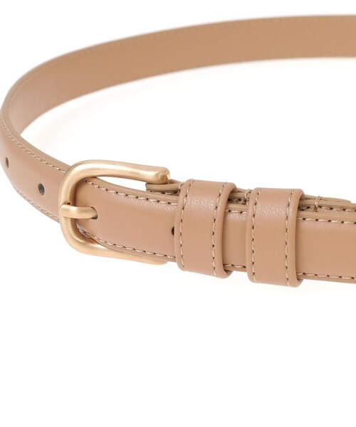CLANE(クラネ)の「【CLANE/クラネ】DOUBLE LOOP BELT/ダブルループベルト 12136-8082(ベルト・レディース・グレー/ブラック/ブラウン・FREE)」の4枚目の写真