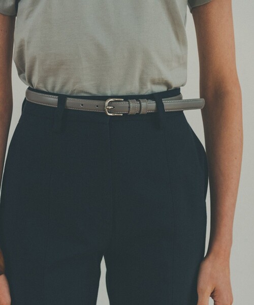 CLANE(クラネ)の「【CLANE/クラネ】DOUBLE LOOP BELT/ダブルループベルト 12136-8082(ベルト・レディース・グレー/ブラック/ブラウン・FREE)」の6枚目の写真