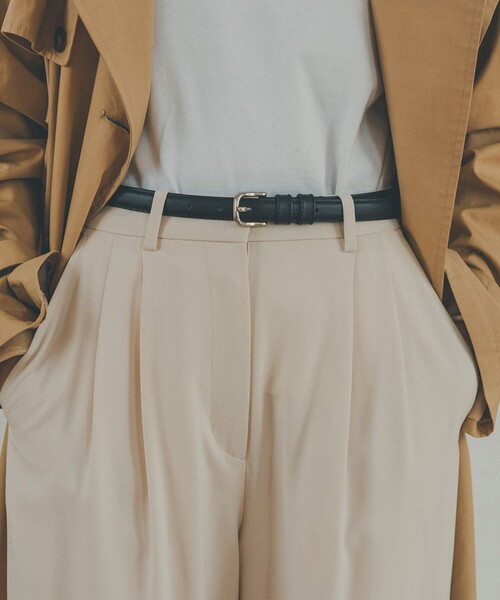 CLANE(クラネ)の「【CLANE/クラネ】DOUBLE LOOP BELT/ダブルループベルト 12136-8082(ベルト・レディース・グレー/ブラック/ブラウン・FREE)」の16枚目の写真