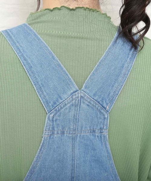 Cutie Blonde（キューティーブロンド）の「◆【S-L】オーバーオール（サロペット/オーバーオール・レディース・アイボリー/パープル/サックスブルー・01/02/03）」の12枚目の写真