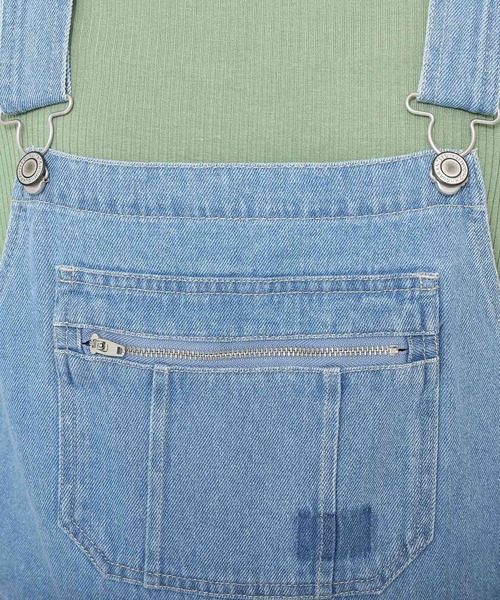 Cutie Blonde（キューティーブロンド）の「◆【S-L】オーバーオール（サロペット/オーバーオール・レディース・アイボリー/パープル/サックスブルー・01/02/03）」の13枚目の写真