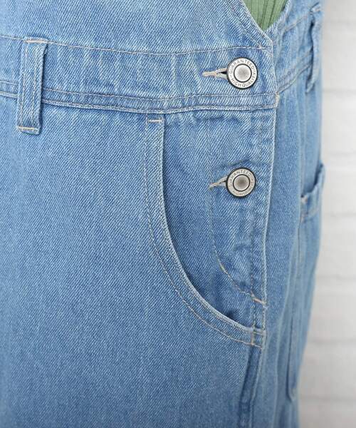 Cutie Blonde（キューティーブロンド）の「◆【S-L】オーバーオール（サロペット/オーバーオール・レディース・アイボリー/パープル/サックスブルー・01/02/03）」の15枚目の写真