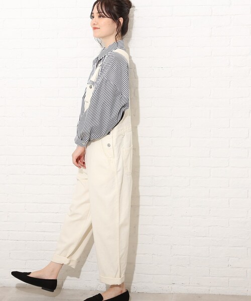 Cutie Blonde（キューティーブロンド）の「◆【S-L】オーバーオール（サロペット/オーバーオール・レディース・アイボリー/パープル/サックスブルー・01/02/03）」の21枚目の写真